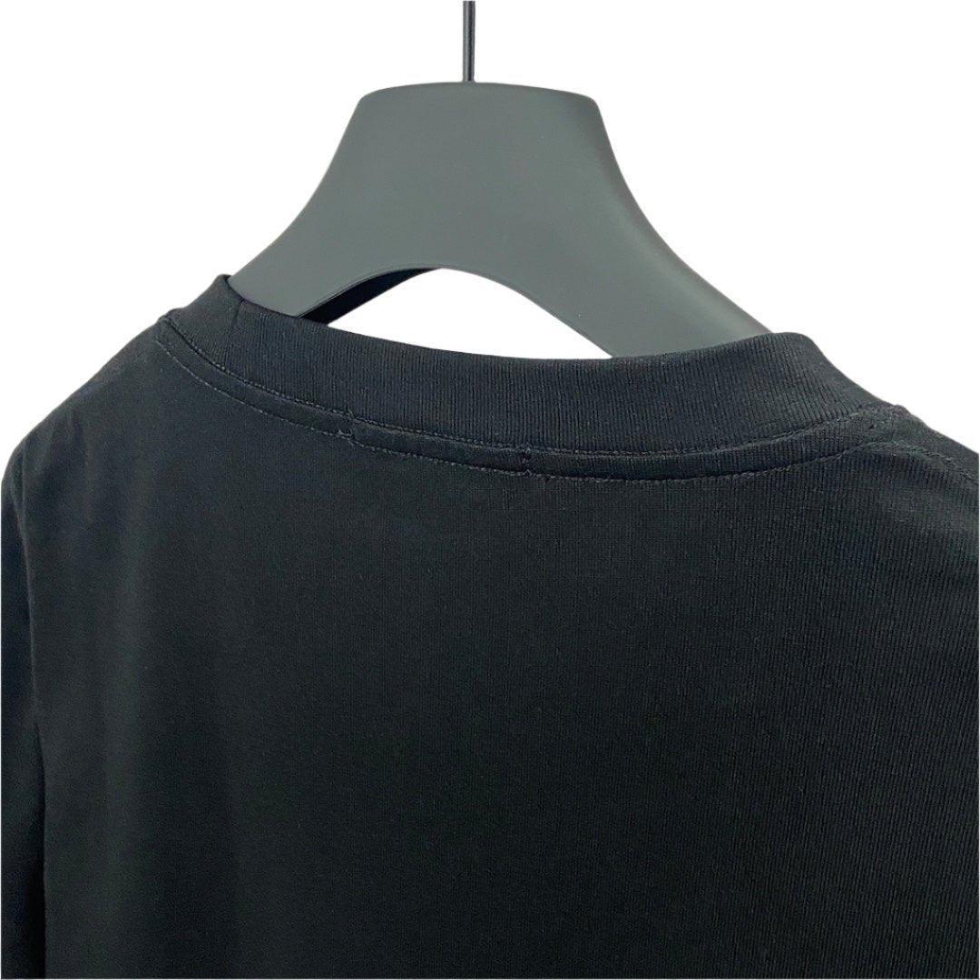 Balenciaga Black T-Shirt Without Collar