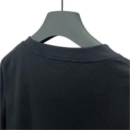 Balenciaga Black T-Shirt Without Collar