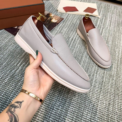 Men Slip On Loafers Breathable Flat Shoes