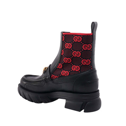 Gucci Gg Leather Boots
