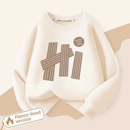 Junior and teen one-piece fleece hoodie