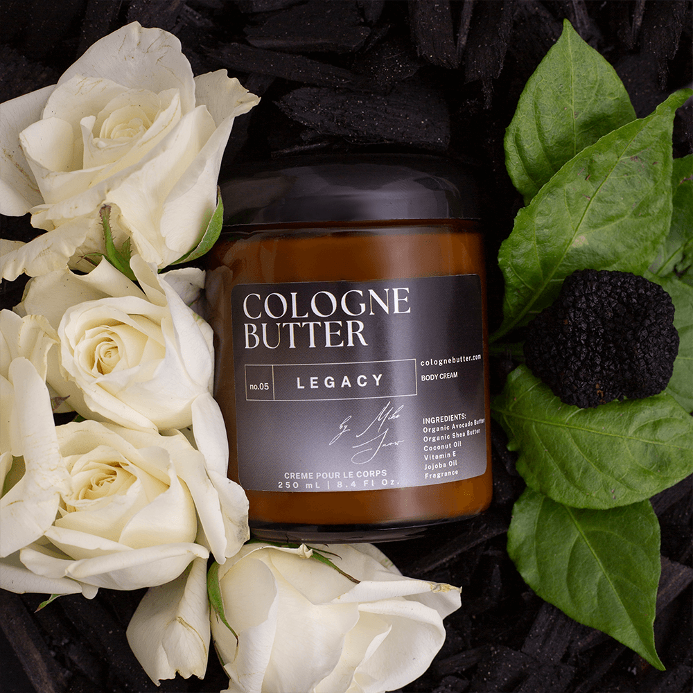 LEGACY – Luxury Fragrance Body Butter | Black Leather, Amber &amp; Rose Cologne Scent Moisturizing Skin Butter | Cologne Butter
