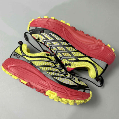 Nicole McLaughlin × Hoka Mafate Three 2 "Red/Neon Green
