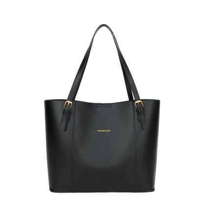 Retro PU Leather Shoulder Tote Bag