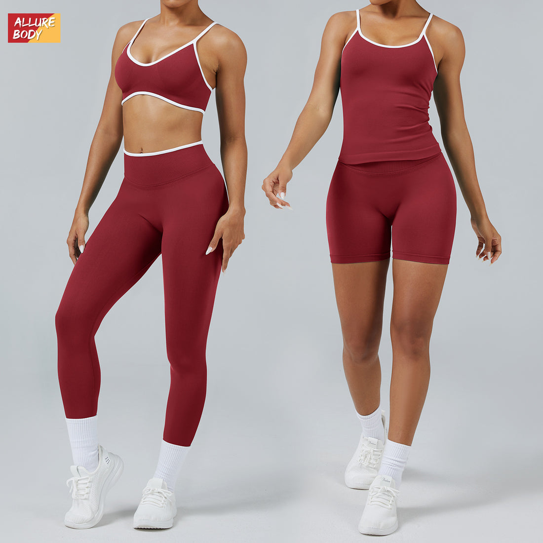 Color Matching Sports Suit for Women