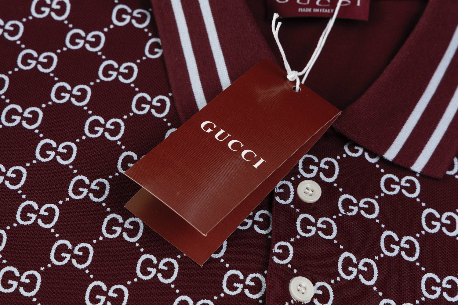 Gucci Collar T-Shirt - Premium Cotton Men&