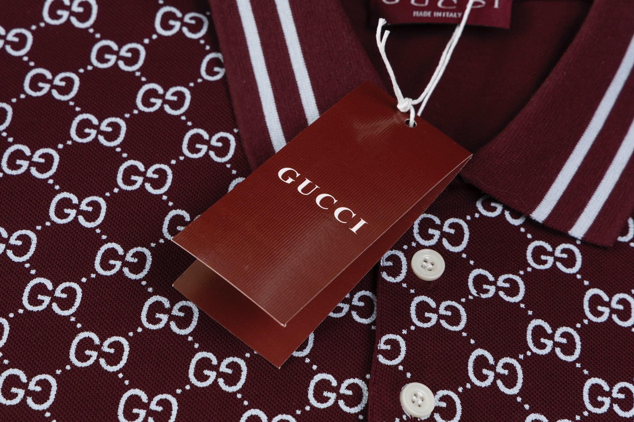 Gucci Collar T-Shirt - Premium Cotton Men&