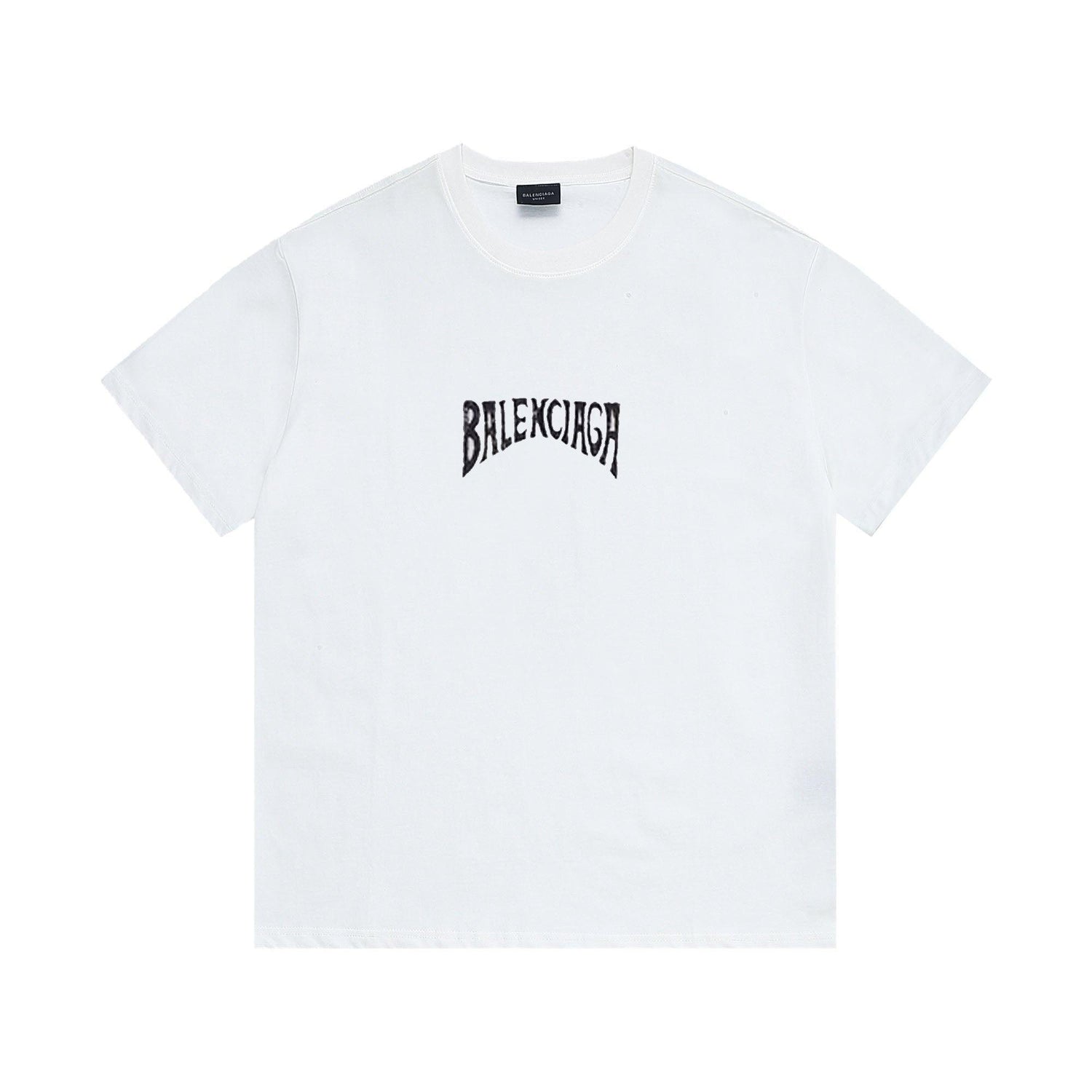 Balenciaga White T-Shirt Without Collar
