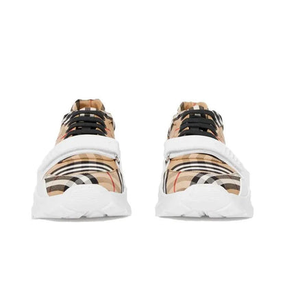 Burberry Vintage Check Cotton Archive Sneakers Beige
