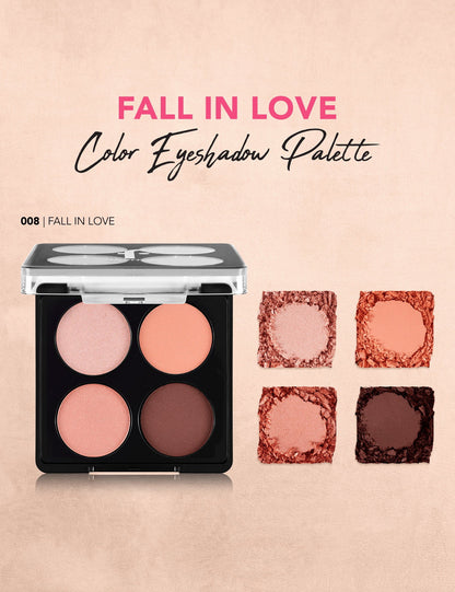 Flormar Color Palette Matte &amp; Shimmer Eyeshadow Quad 4g