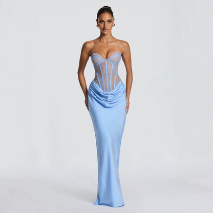 Elegant Lace Evening Gown