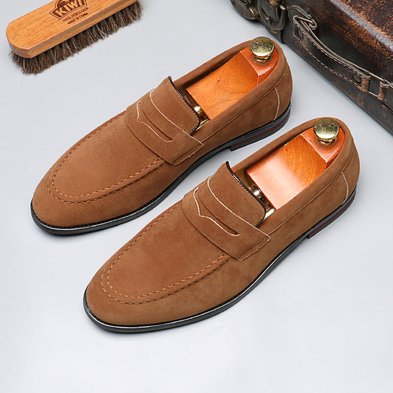 Solid Color Loafers Slip On Casual Beanie Shoes
