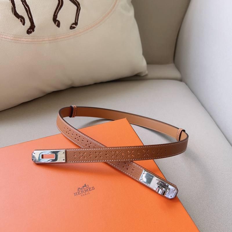 Hermes Men Silver Buckle Belt &