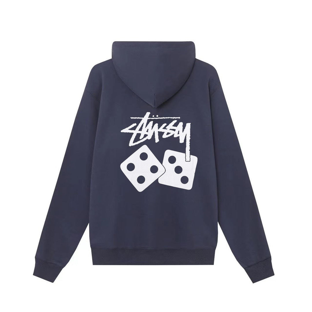 Stussy Dice Hoodie in Blue