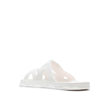 Gcds Rubber Logo Flats Sandals