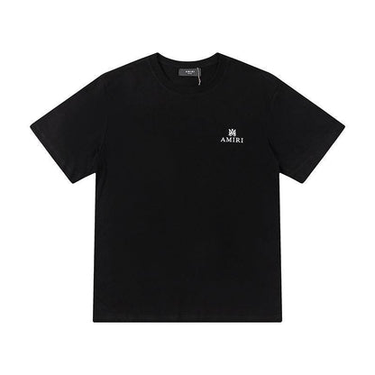 Amiri Black T-Shirt Without Collar