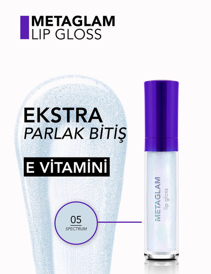 Flormar Metaglam Hydrating Semi-Sheer Lip Gloss 5.2ml
