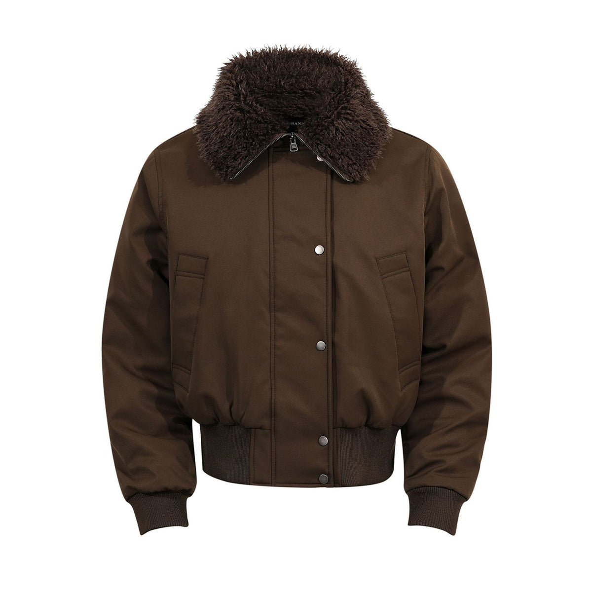 Quilted Fur Collar Winter Jacket