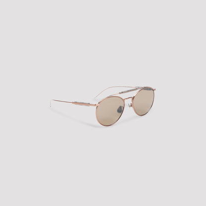 BRUNELLO CUCINELLI Sartorial Sunset Mini Sunglasses in Titanium