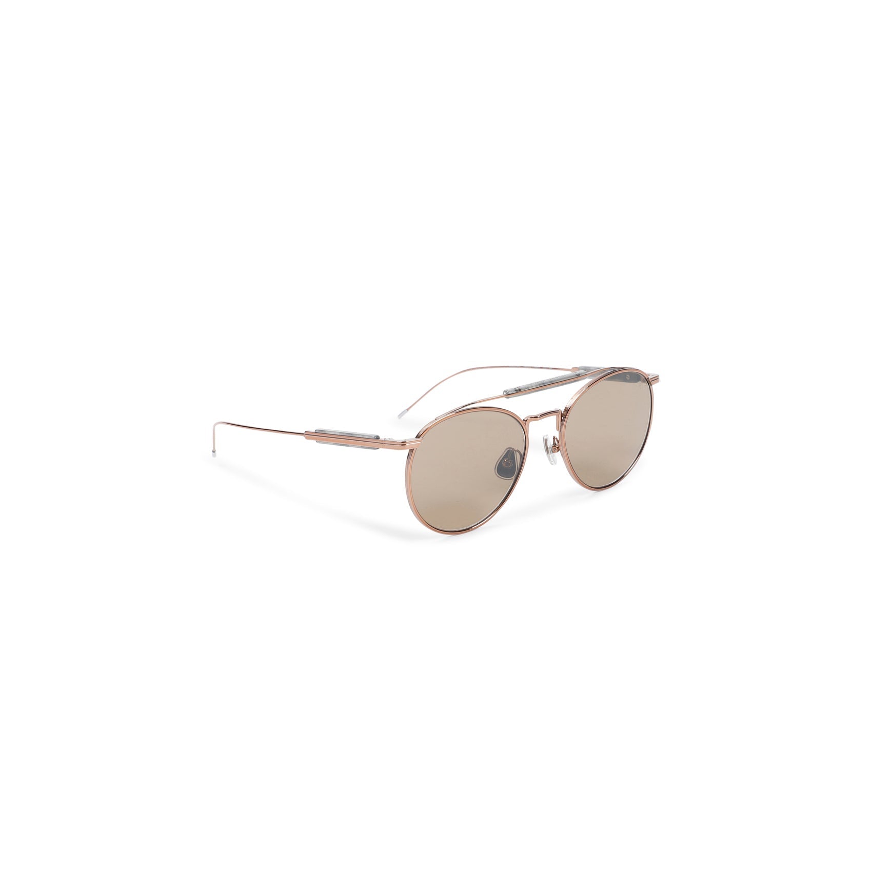 BRUNELLO CUCINELLI Sartorial Sunset Mini Sunglasses in Titanium