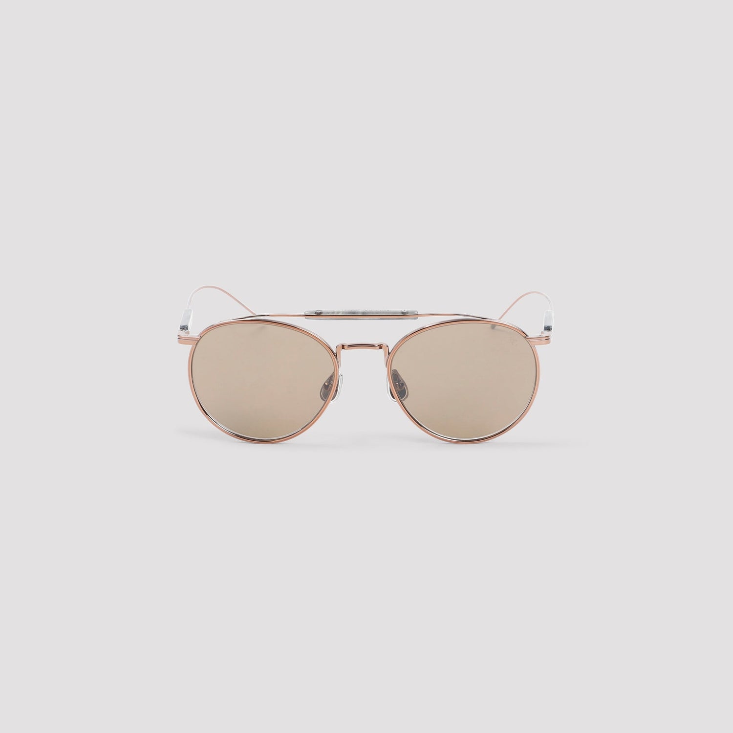 BRUNELLO CUCINELLI Sartorial Sunset Mini Sunglasses in Titanium