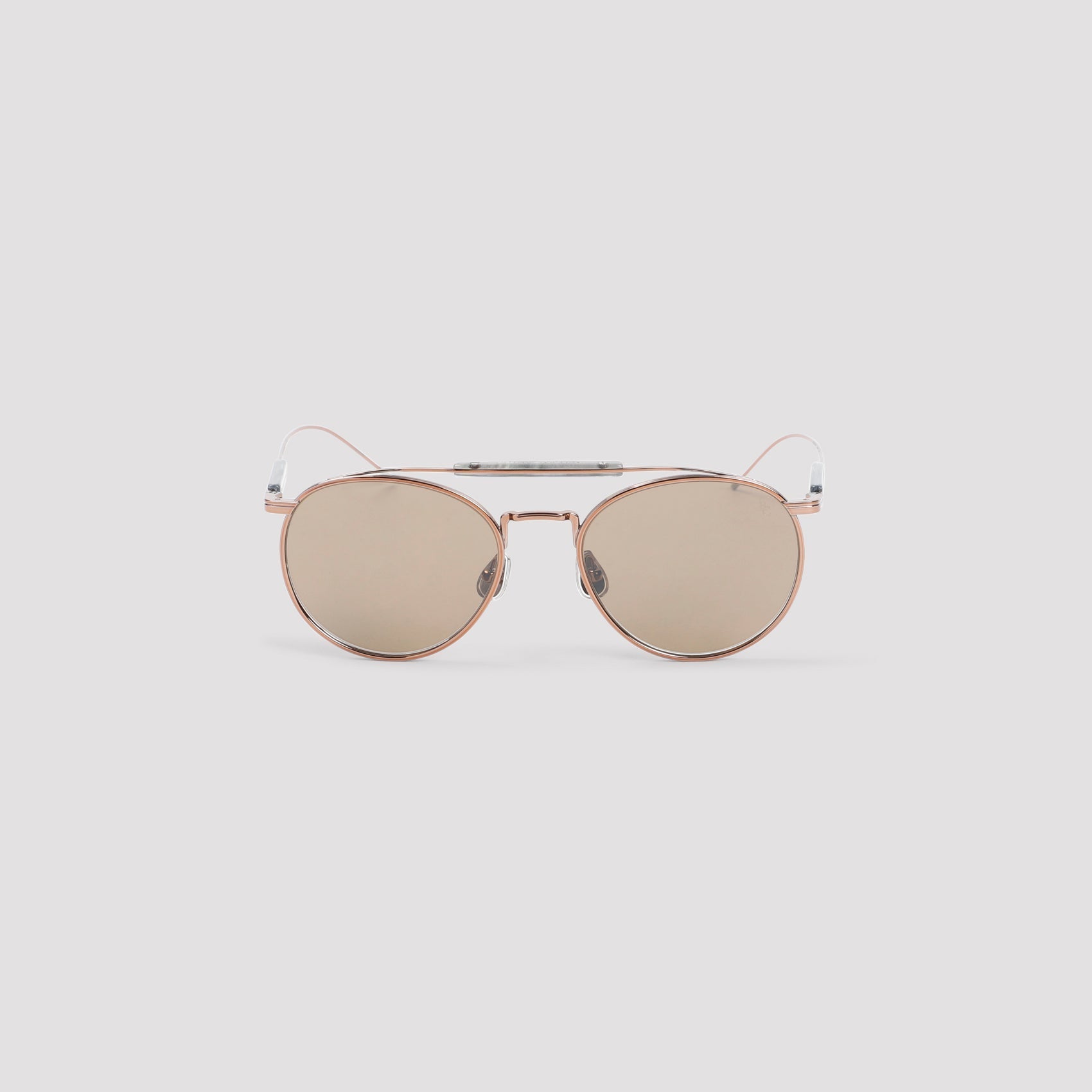 BRUNELLO CUCINELLI Sartorial Sunset Mini Sunglasses in Titanium
