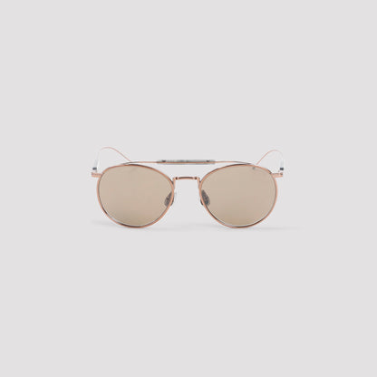 BRUNELLO CUCINELLI Sartorial Sunset Mini Sunglasses in Titanium