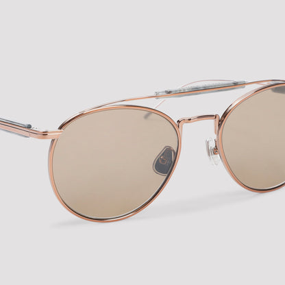 BRUNELLO CUCINELLI Sartorial Sunset Mini Sunglasses in Titanium