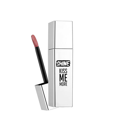 Flormar Liquid Lipstick - Shine Kiss Me More, Long-Lasting &amp; Moisturizing Lip Color with Hyaluronic Acid &amp; Murumuru Oil