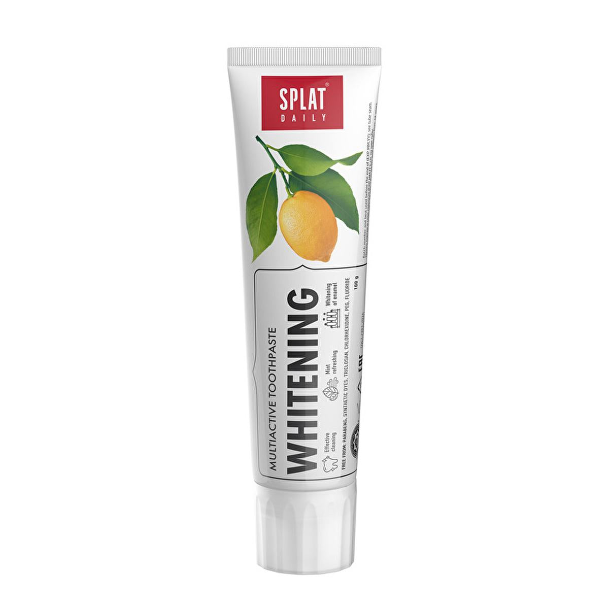 Splat Daily Whitening Toothpaste - Naturally Whiten Teeth Up to 2.5 Tones, Strengthen Enamel &amp; Freshen Breath - 75ml