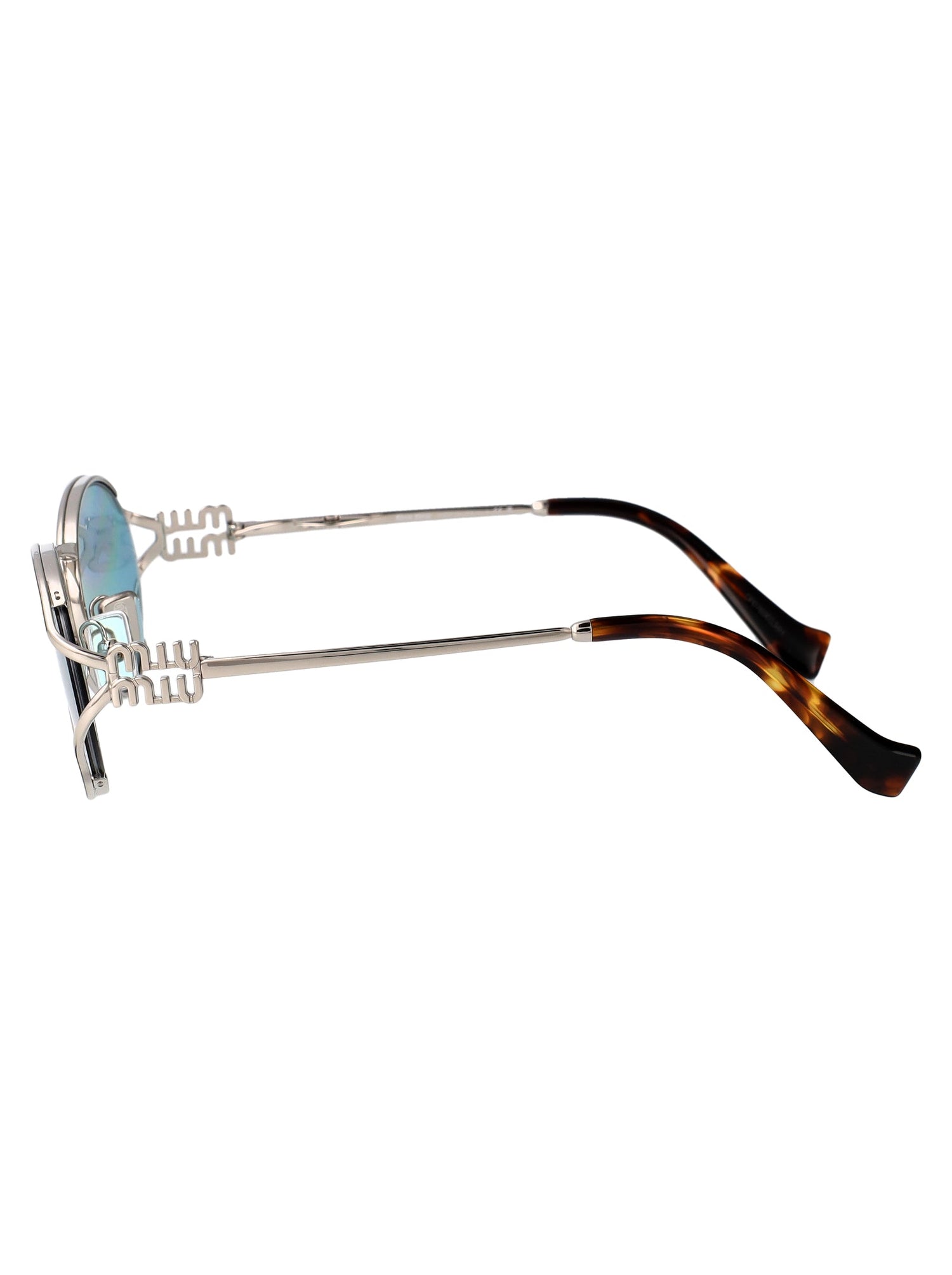 MIU MIU Metal Sunglasses with Stylish Design for Women