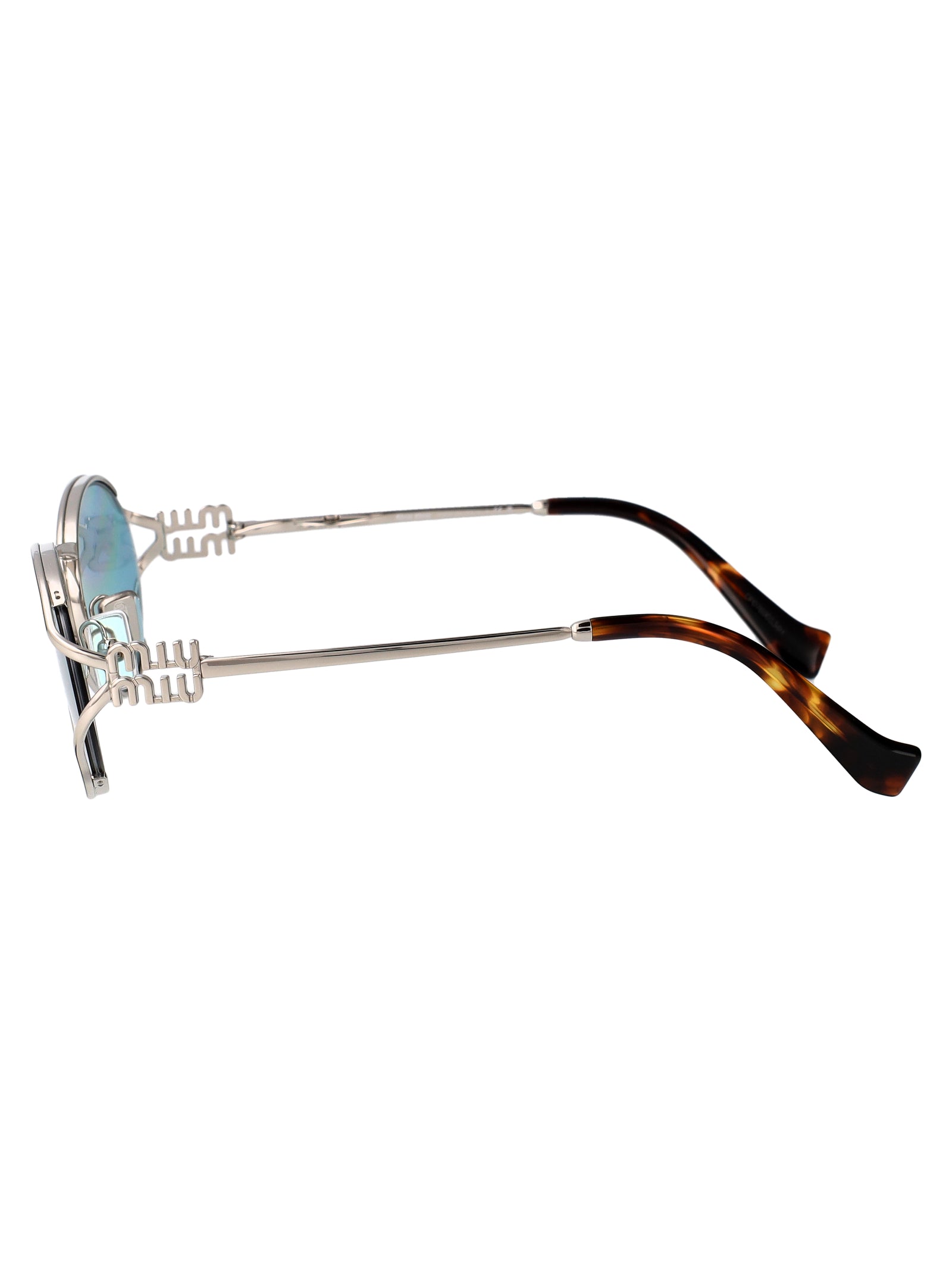 MIU MIU Metal Sunglasses with Stylish Design for Women