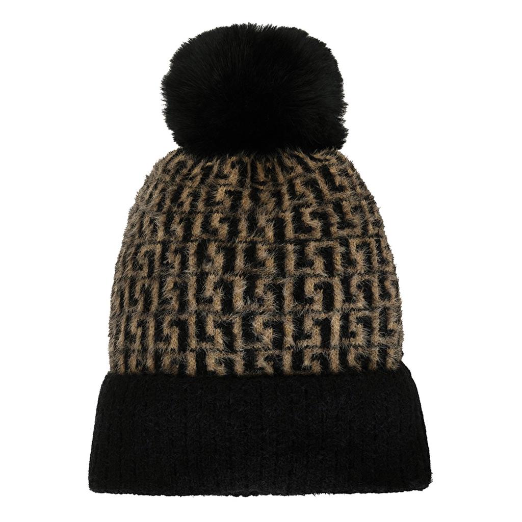 Eklips Diagonal Knit Beanie for Warm Winter Comfort