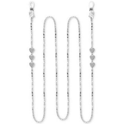 And Now This Mariner Link Heart 25Inches Glasses Chain in Silver