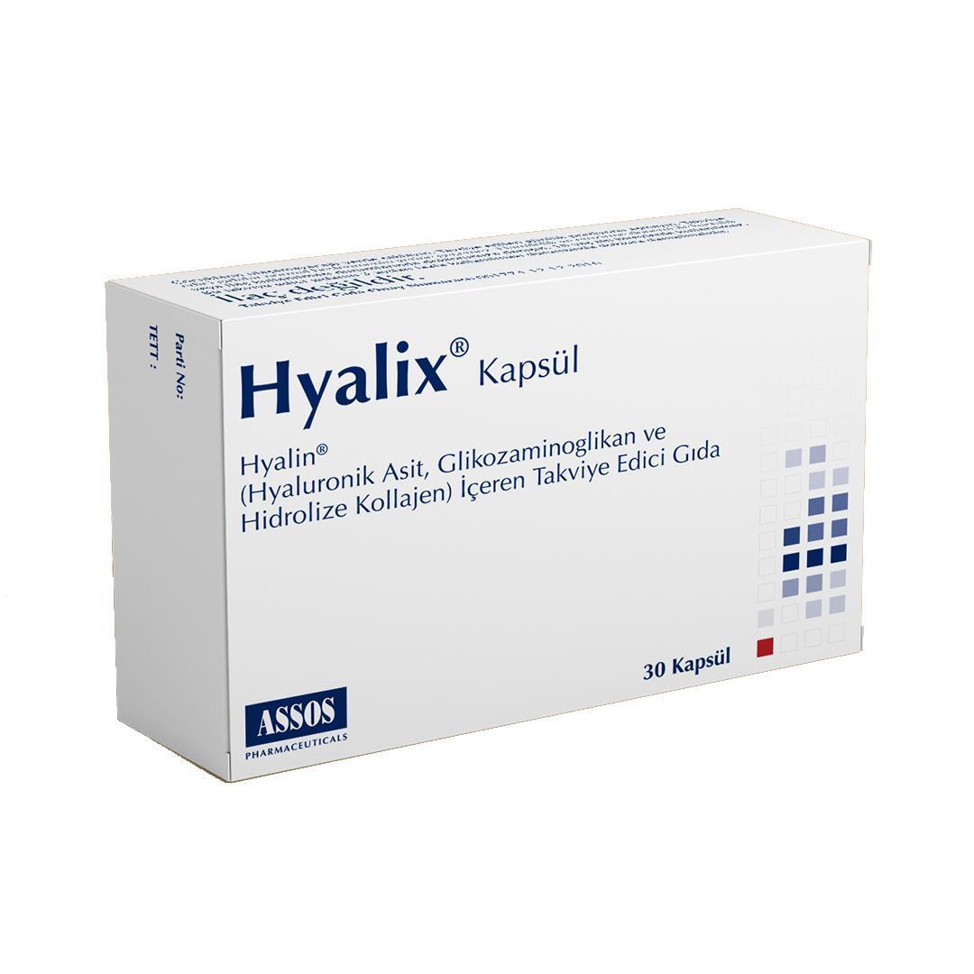 Hyalix Hyaluronic Acid Supplement for Joint Health &amp; Skin Hydration - 30 Capsules