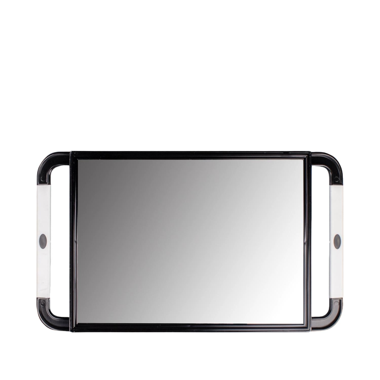 JRL Professional Black Handheld Neck Mirror