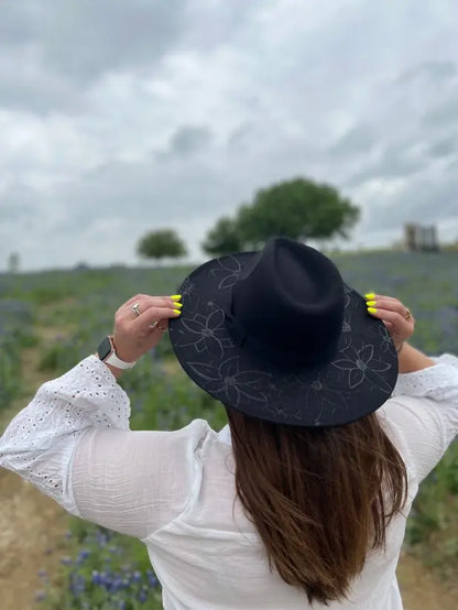 Black Record Hat