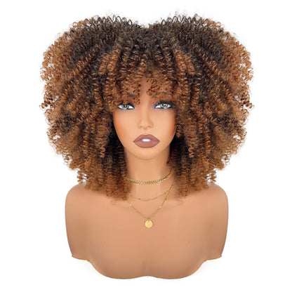 Short Curly Synthetic Wigs