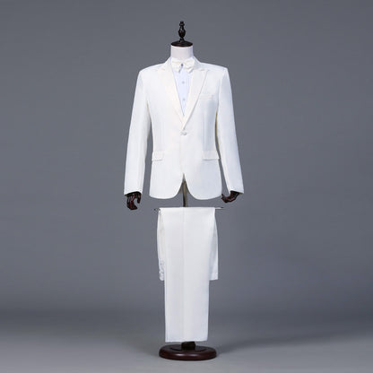 Mens Performance Suit with Bowtie
