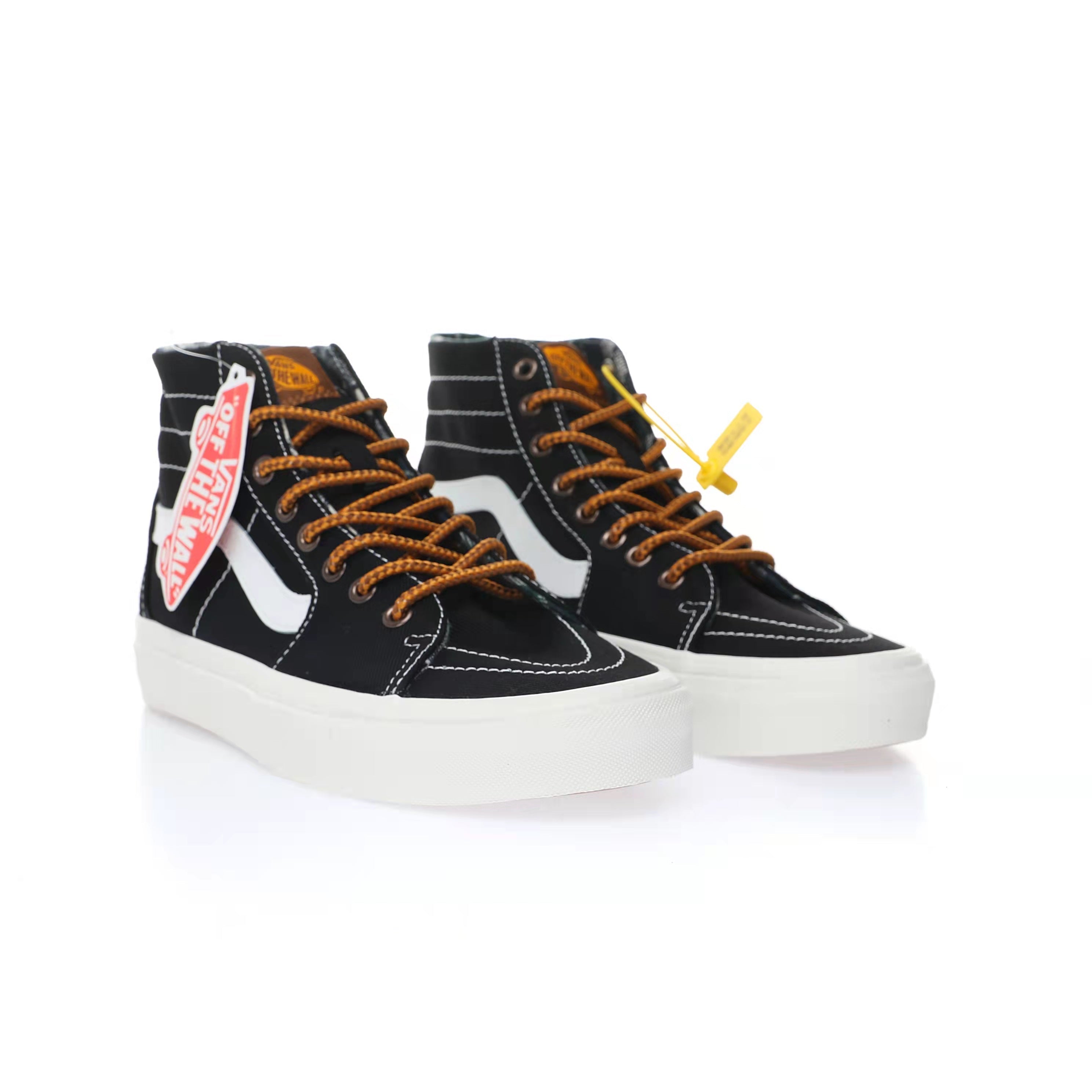 Vans Sk8-Hi Ca Throwback "Black/White/Brown"