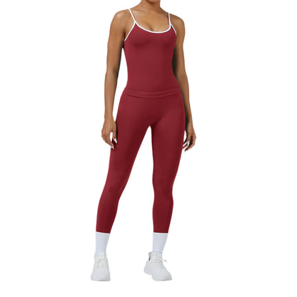 Color Matching Sports Suit for Women