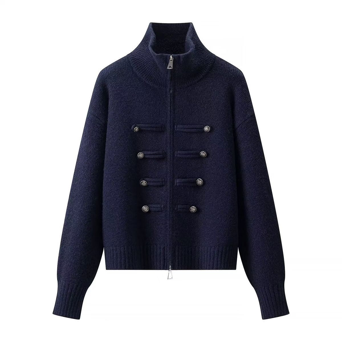 Womens Knitted Open Front Cardigan
