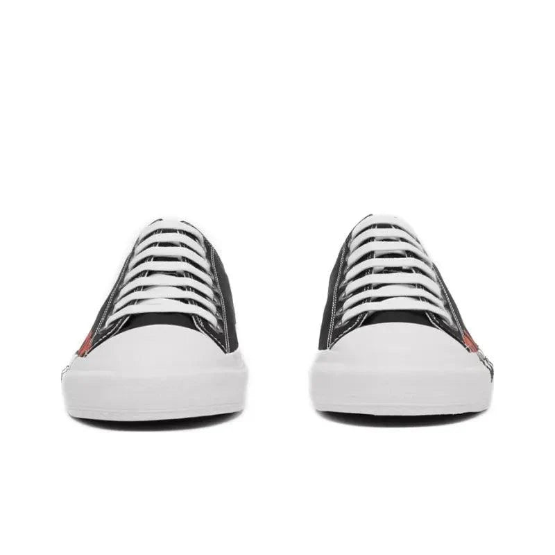 Burberry Logo Print Cotton Black Red White