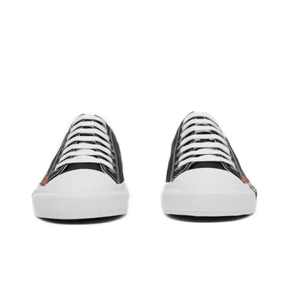 Burberry Logo Print Cotton Black Red White