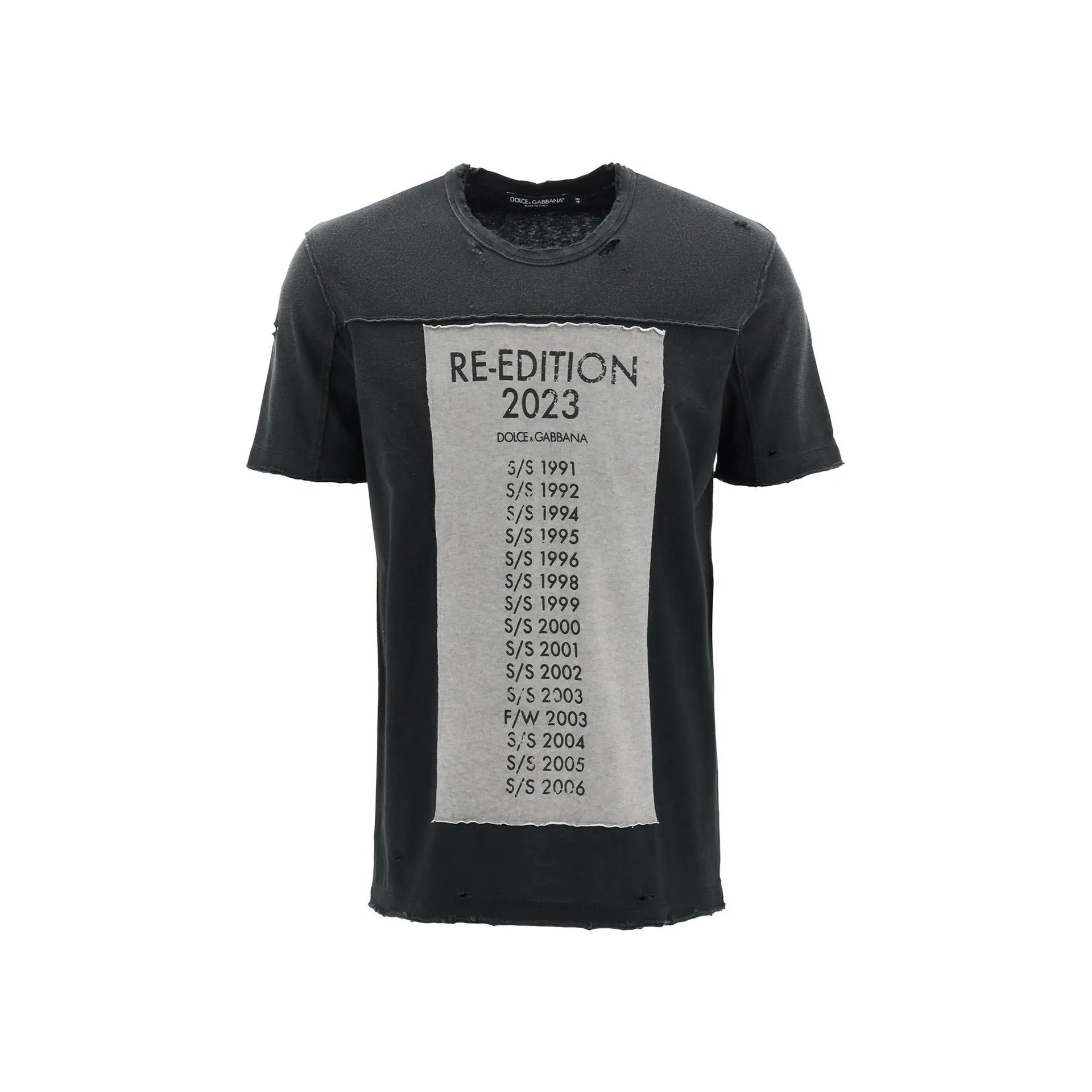 Dolce &amp; Gabbana Printed Cotton T Shirt