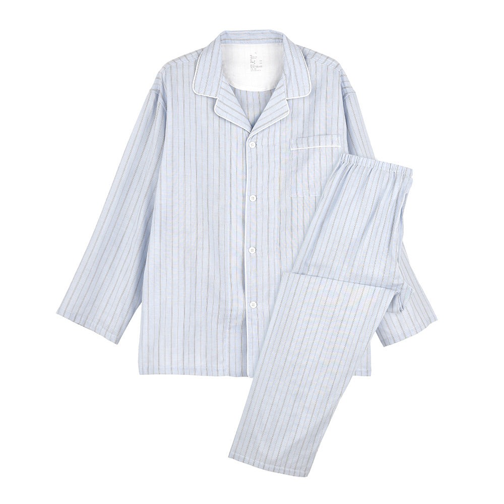 Double Layer Gauze Cotton Pajama Set