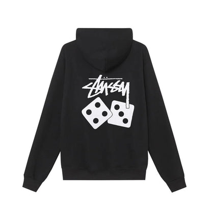 Stussy Dice Hoodie Size Small Black