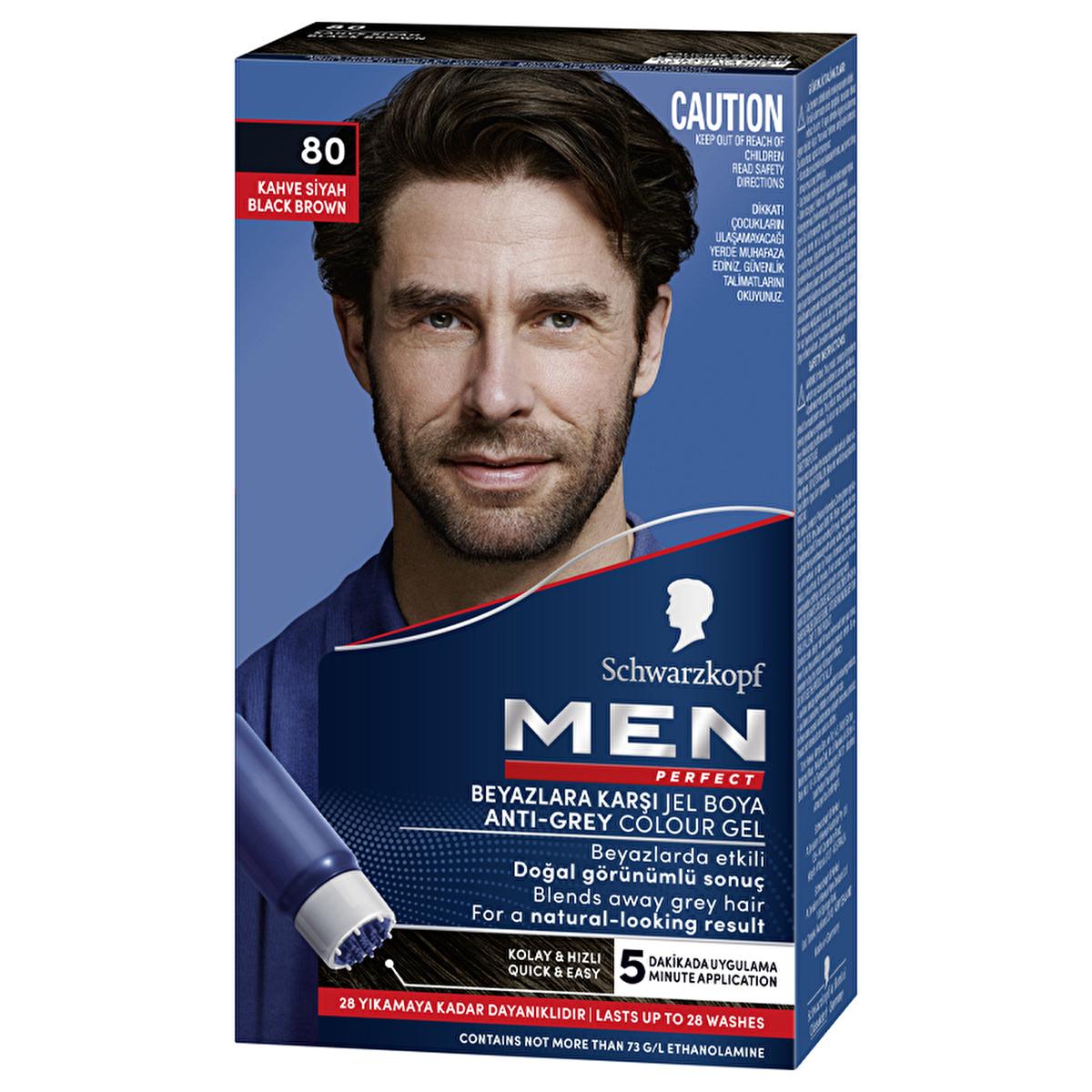 Men Perfect Hair Dye - Quick &amp; Natural Looking Grey Hair Coverage for Men