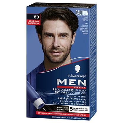 Men Perfect Hair Dye - Quick &amp; Natural Looking Grey Hair Coverage for Men