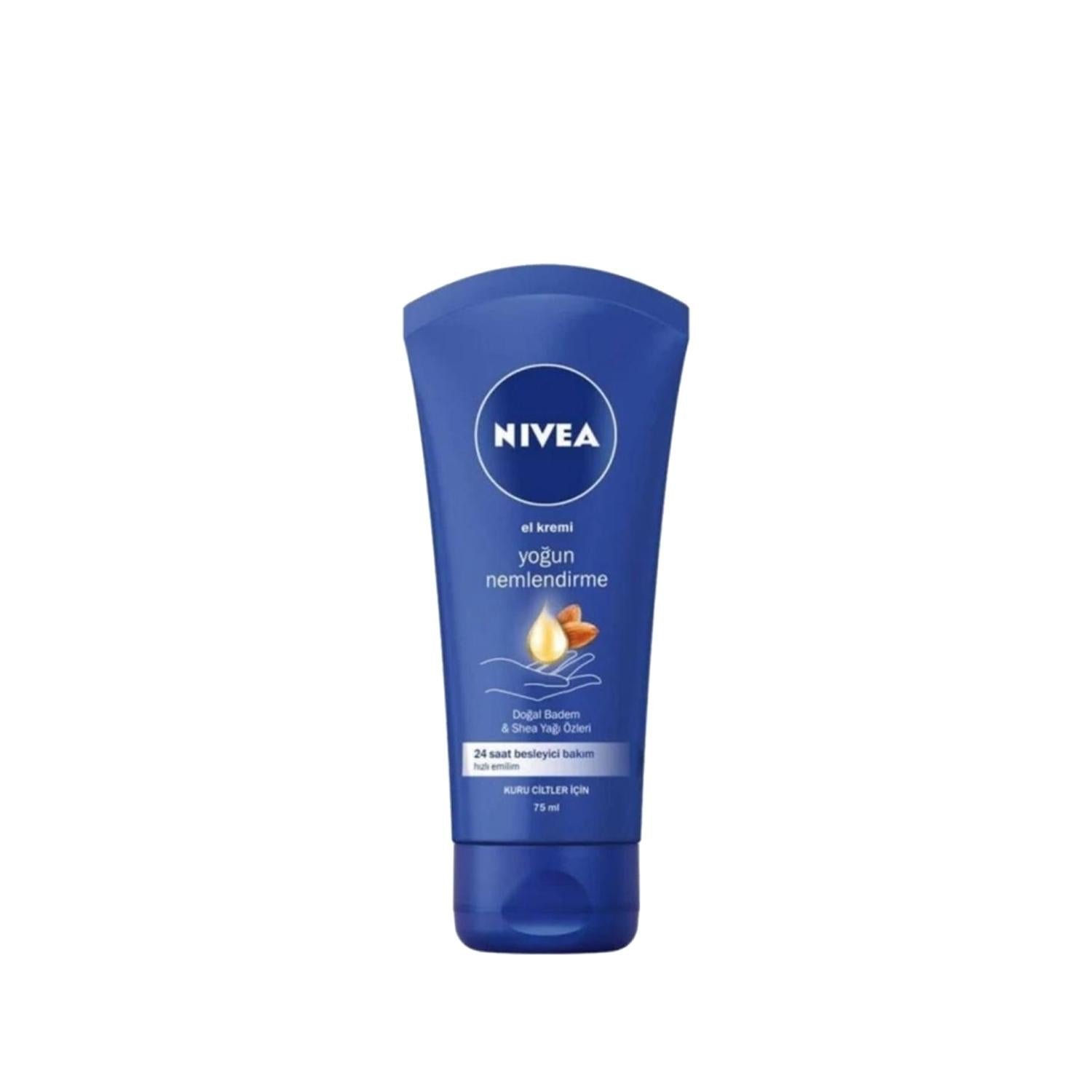 Nivea Intense Moisturizing Hand Cream - 75ml - Dry Hand Relief &amp; Hydration